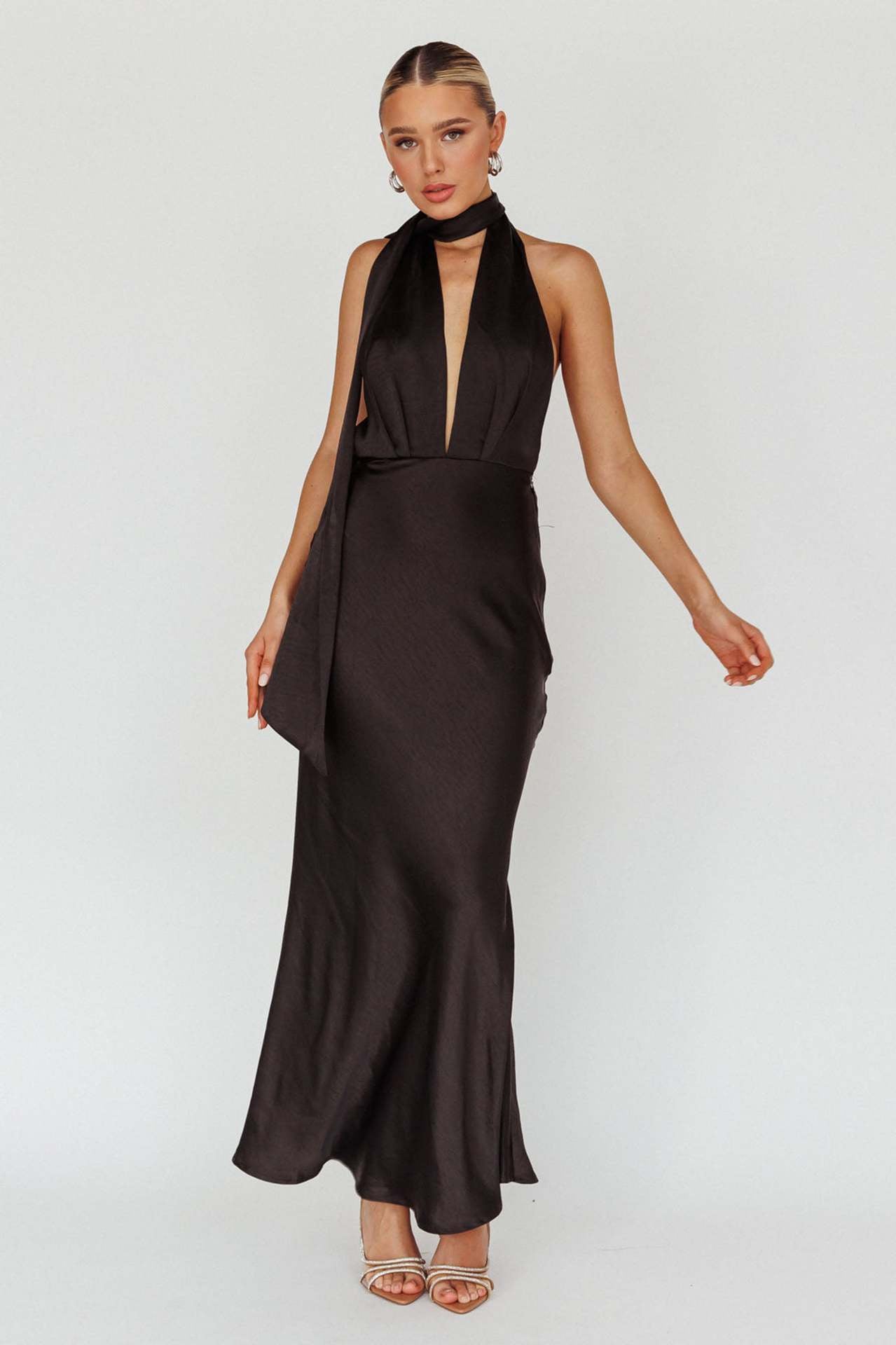 Sexy Halter Neck Backless Dress