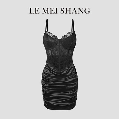Sexy Lace Bodycon Sleeveless V-Neck Dress