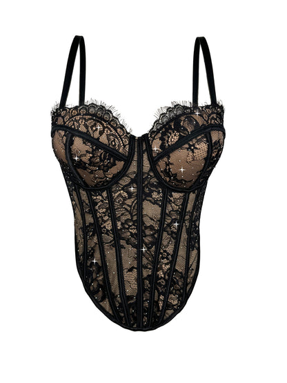 Sexy Lace Camisole Women Shaped Corset Tube Top