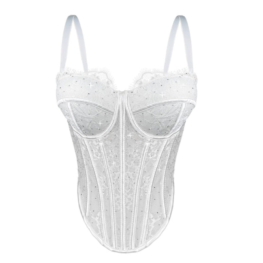 Sexy Lace Camisole Women Shaped Corset Tube Top