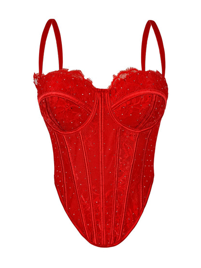Sexy Lace Camisole Women Shaped Corset Tube Top