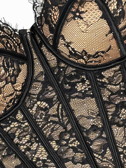 Sexy Lace Camisole Women Shaped Corset Tube Top