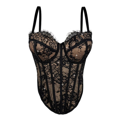 Sexy Lace Camisole Women Shaped Corset Tube Top