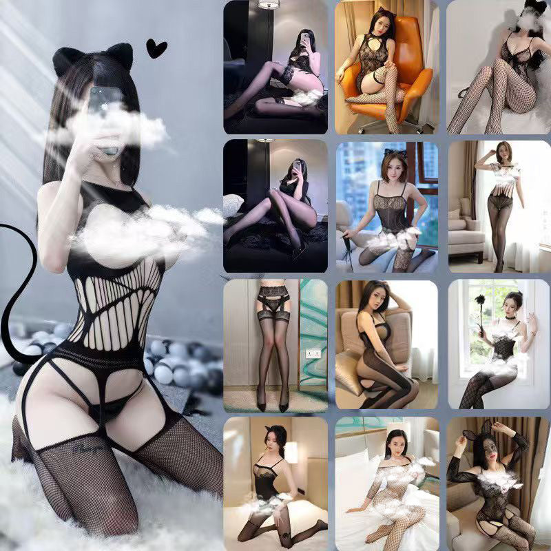 Sexy Lace Mesh Bodysuit for Women