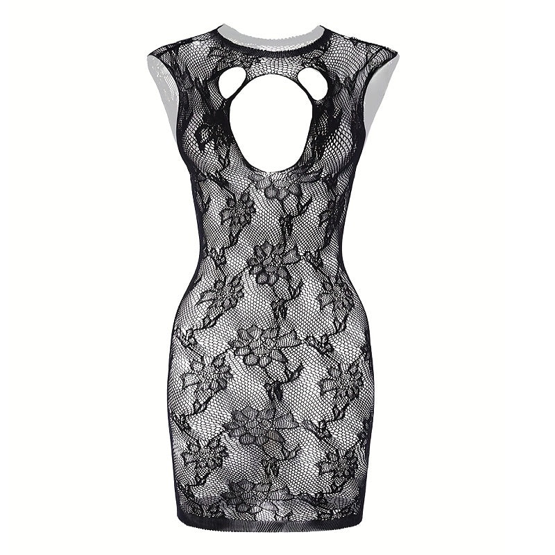 Sexy Lace Mesh Bodysuit for Women