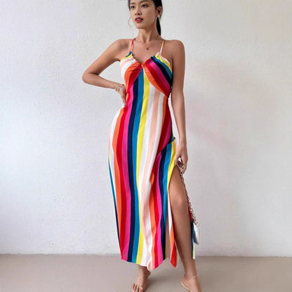Sexy New Summer Suspender Comfortable Printed Dress