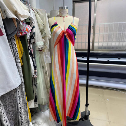 Sexy New Summer Suspender Comfortable Printed Dress