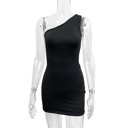 Sexy Off-Shoulder Hollow-Out Bodycon Dress