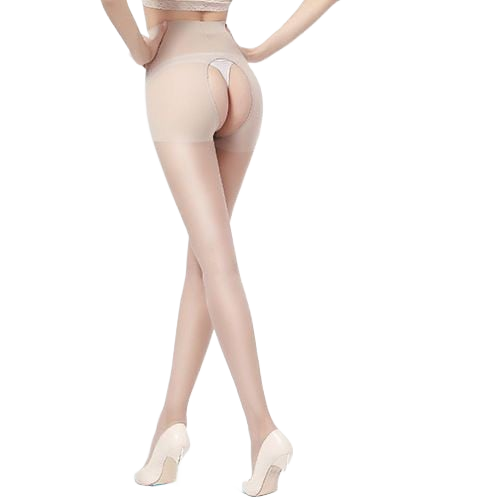 Sexy Open-Crotch Pantyhose - Ultra Thin 10D Nylon Stockings