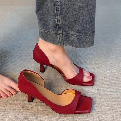 Sexy Open-Toe One-Strap Sandals