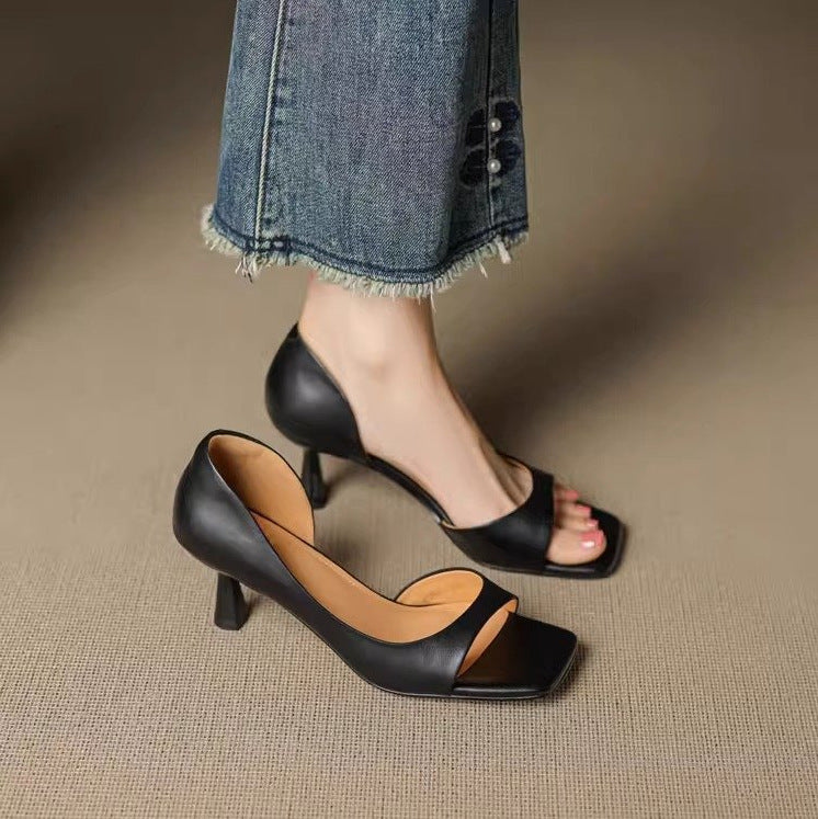 Sexy Open-Toe One-Strap Sandals