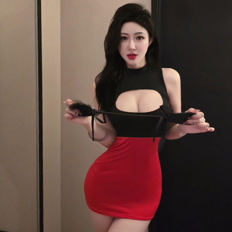 Sexy Secretary Lingerie Set with Optional Stockings