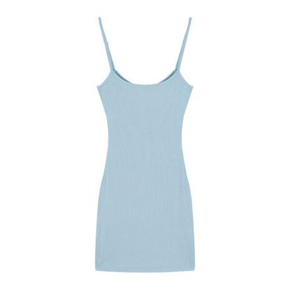 Sexy Sleeveless Low-Cut Summer Dress