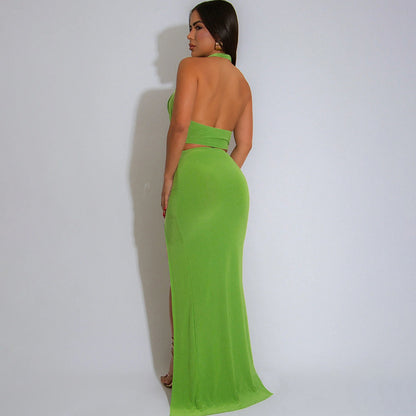 Sexy slit dress