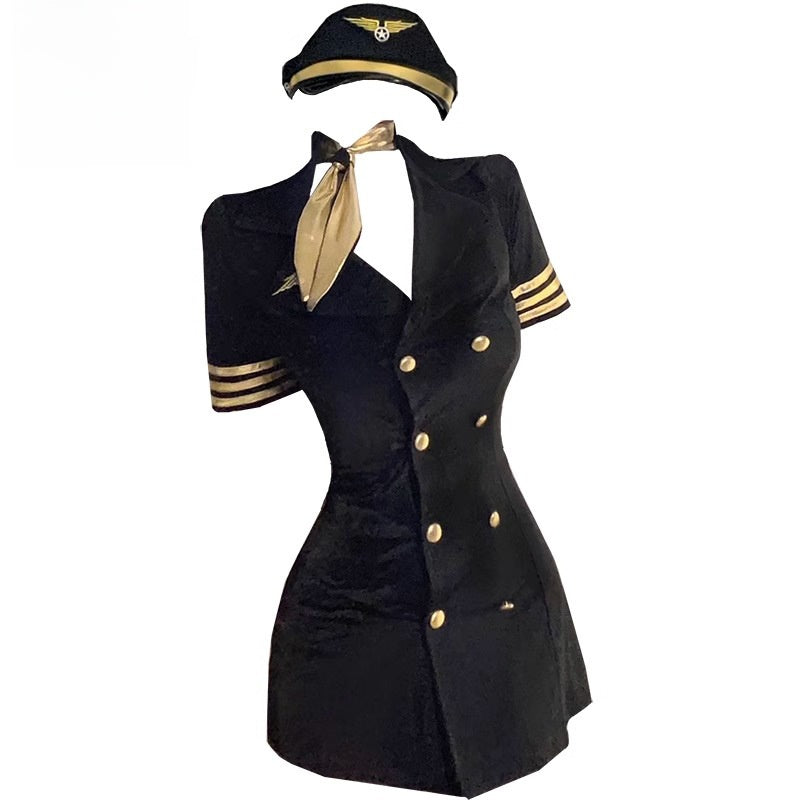 Sexy Stewardess Lingerie Set