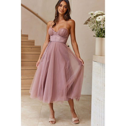 Sexy strappy casual dress