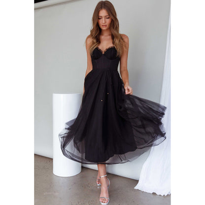 Sexy strappy casual dress