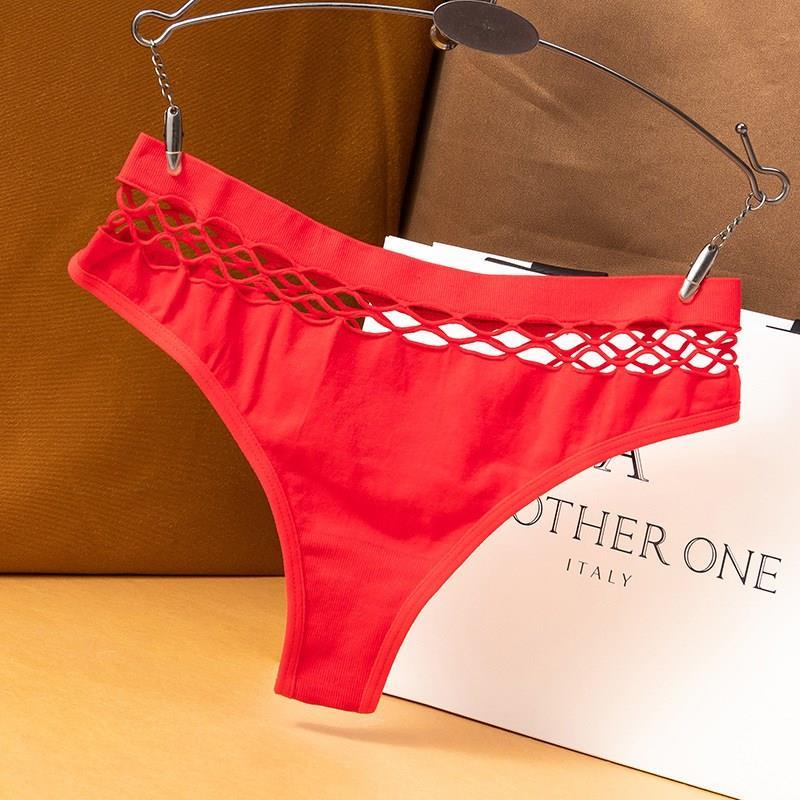 Sexy Women's Thong Panties Waist Hollow G-Strings Exotic Lin