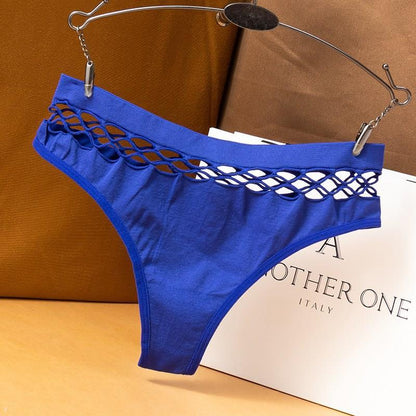 Sexy Women's Thong Panties Waist Hollow G-Strings Exotic Lin