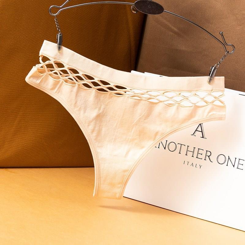 Sexy Women's Thong Panties Waist Hollow G-Strings Exotic Lin