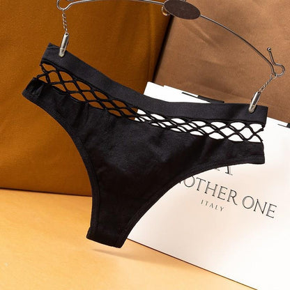 Sexy Women's Thong Panties Waist Hollow G-Strings Exotic Lin