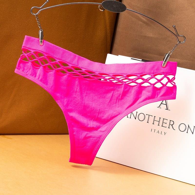 Sexy Women's Thong Panties Waist Hollow G-Strings Exotic Lin