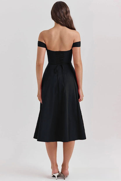 Sexy Wrap-Around Printed Midi Dress