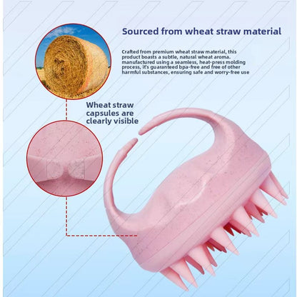 Shampoo silicone comb