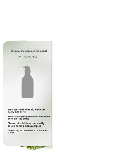 Shampooing soap plant extract solution