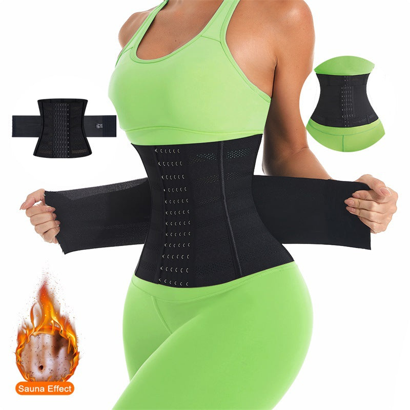 Shaped mesh breathable waist belt
