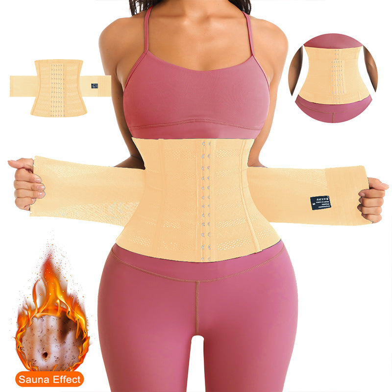 Shaped mesh breathable waist belt