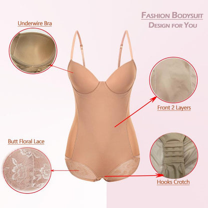 Shapewear Bodysuit with Abdominal Support