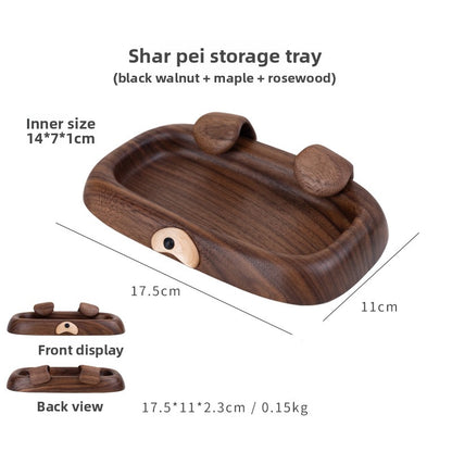 Shar-Pei Dog Storage Tray