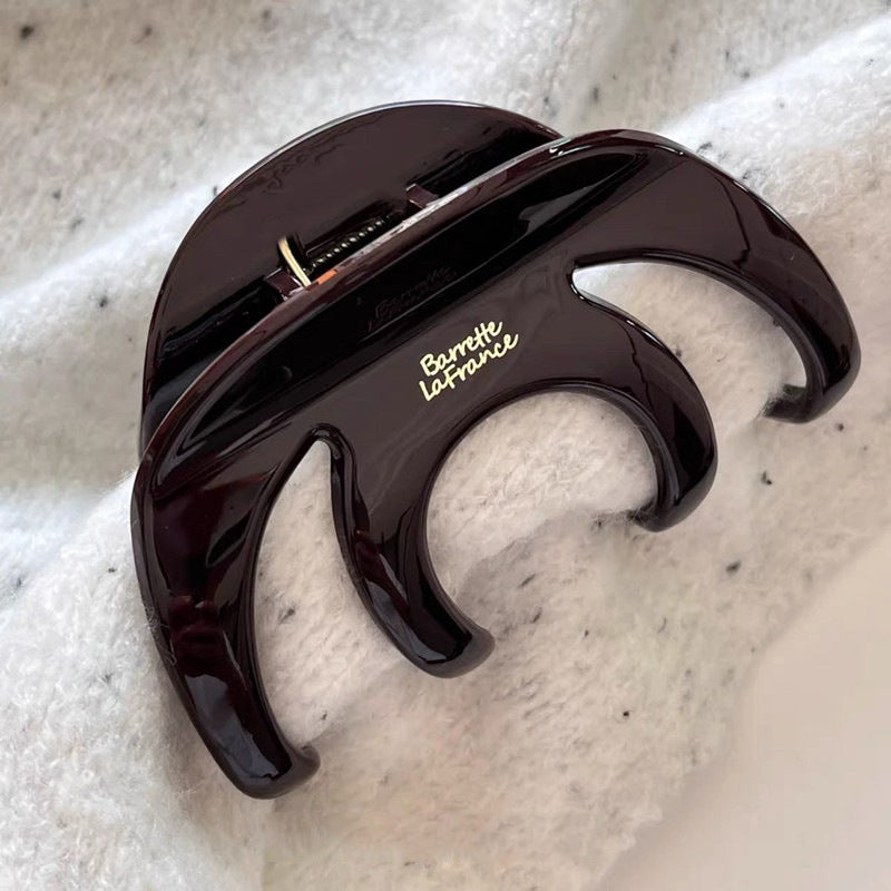 Shark clip for the back of the head