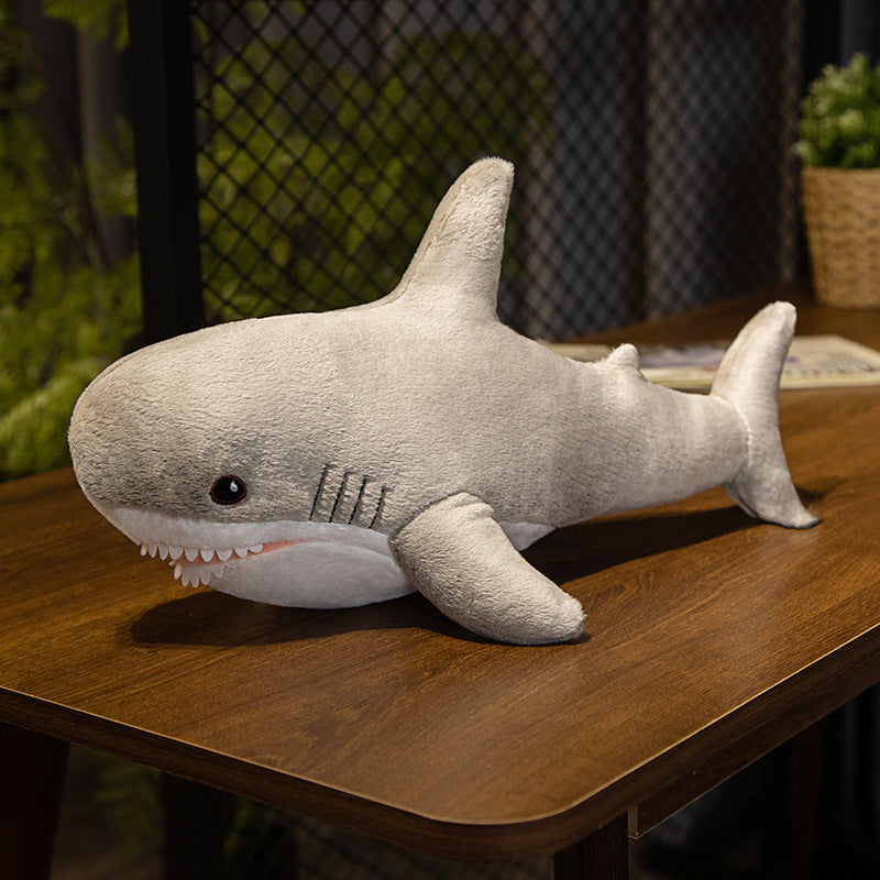 Shark Plush Pillow – Cute Stuffed Toy Cushion for Kids