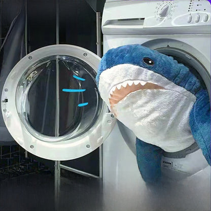 Shark-shaped pillow