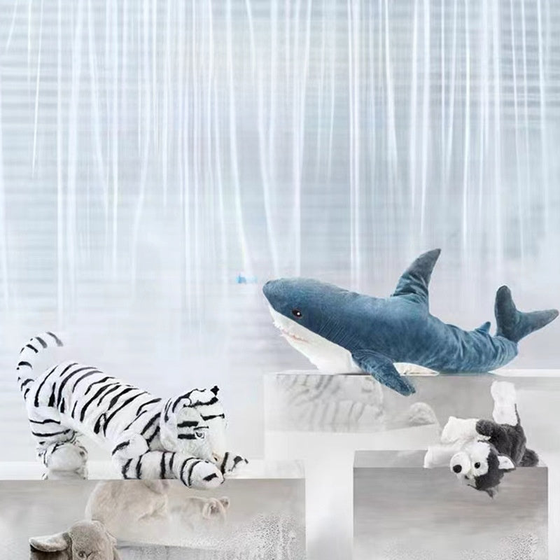 Shark-shaped pillow