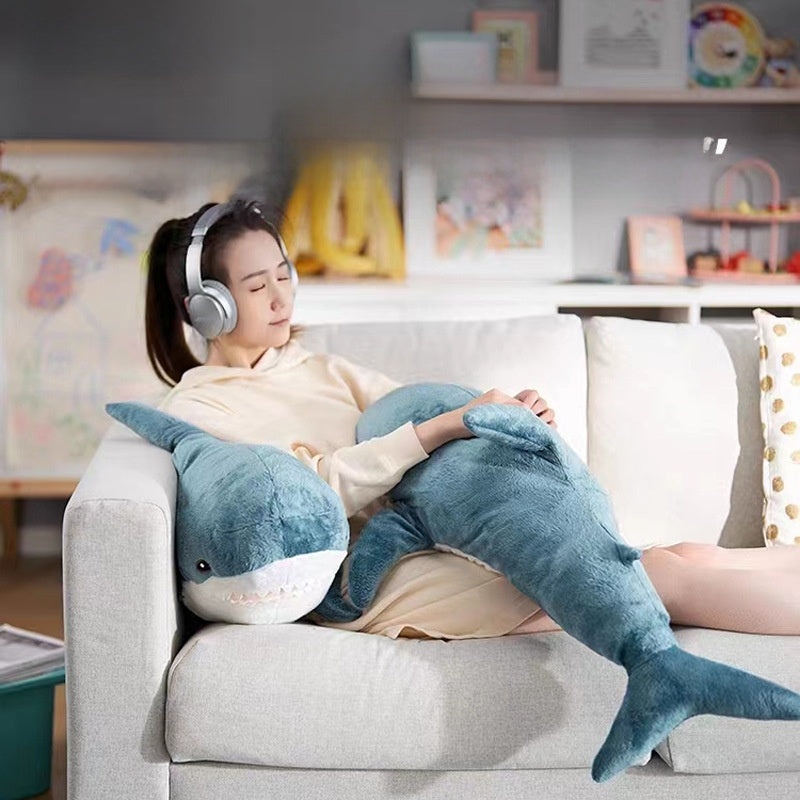 Shark-shaped pillow