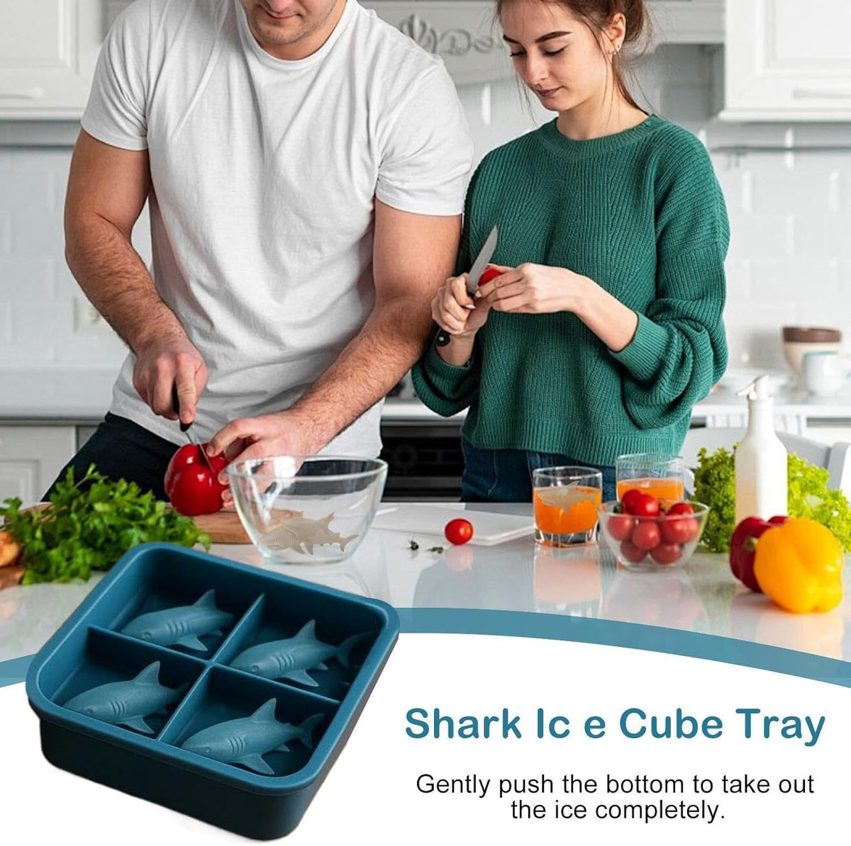 Shark Silicone Ice Mold