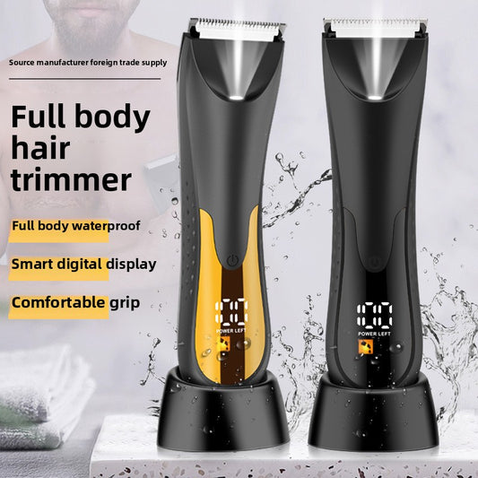 Shaving knife body hair trimmer