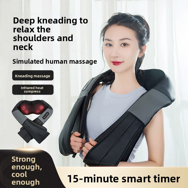Shawl cervical massager