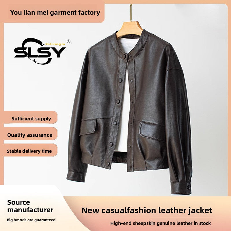Sheepskin Leather Jacket