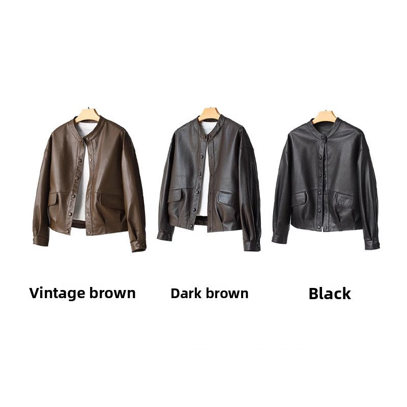 Sheepskin Leather Jacket
