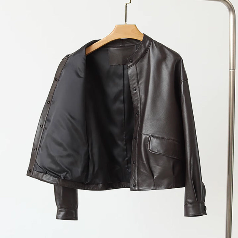 Sheepskin Leather Jacket