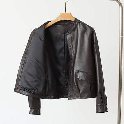 Sheepskin Leather Jacket