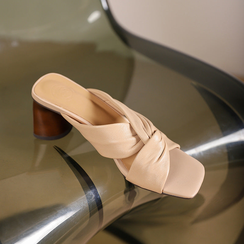 Sheepskin slippers