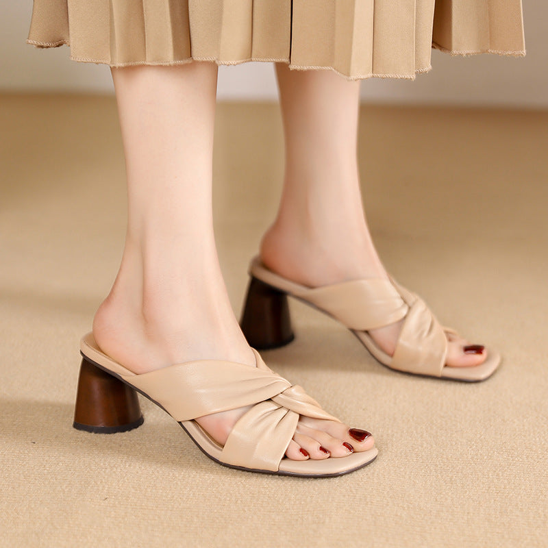 Sheepskin slippers