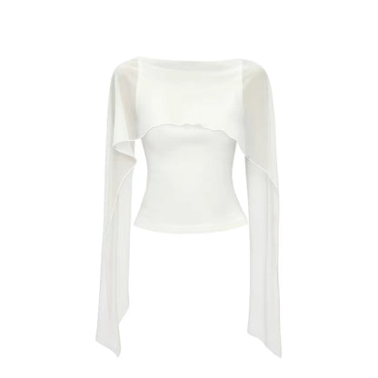 Sheer shawl