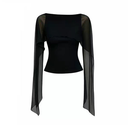 Sheer shawl