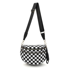 Canvas shell bag with small bag